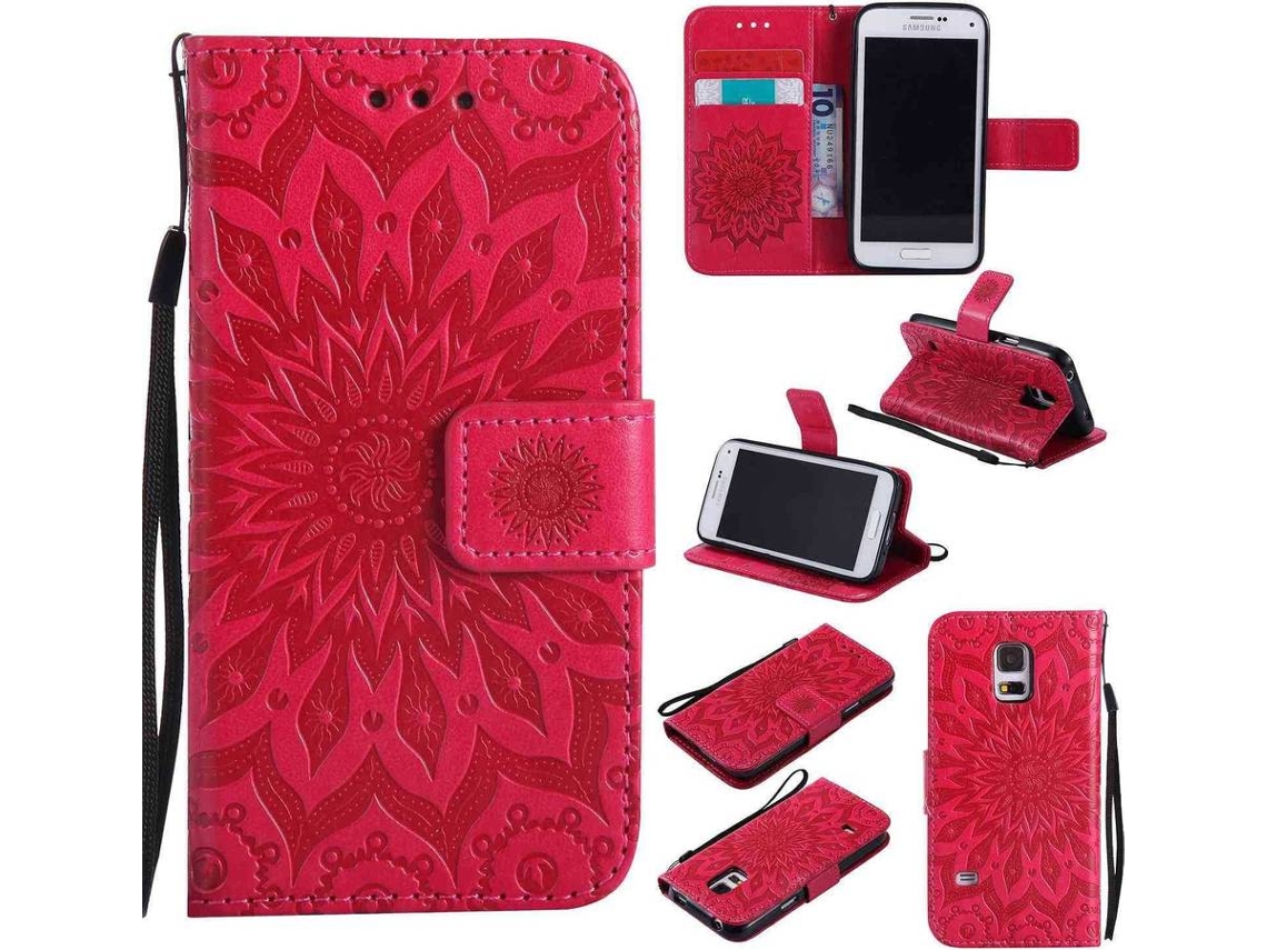 Funda Samsung Galaxy S5 Mini 4.5 HONGWE. Rojo
