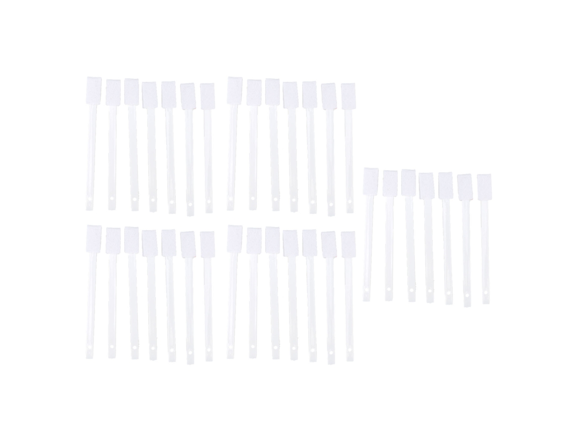 Baok - Paquete de 5 cepillos desechables multiusos para inodoros, ideales para limpiar grietas, agujeros, esquinas de inodoros, baños y teclados.