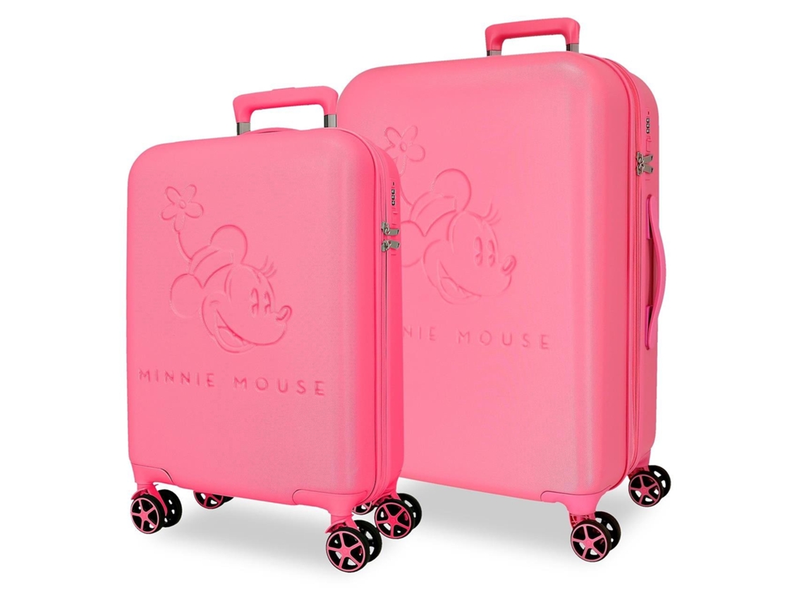 Juego de maletas Disney Traveling with Minnie color fucsia (44x65x26cm, 95l)