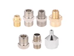 Kit Profesional De 7 Piezas Para Adaptadores De Aerógrafo Con Conexiones Para Compresor Y Manguera De Aire.