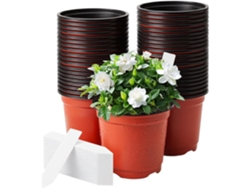 Macetas Para Plantas, 100 Unidades, Reutilizables, Flexibles Yes Macetas De Jardín, Para Propagación De Esquejes,