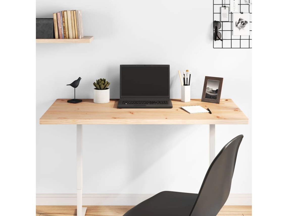 Tablero De Mesa | Tablero De Escritorio | Superficie De Mesa Madera Maciza De Pino 110x55x2,5 Cm