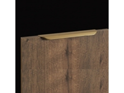 Tirador de aluminio perfilado para muebles, distancia entre centros 347 x 1155 x 40 mm, oro satinado, HARDWAREXCHANGE