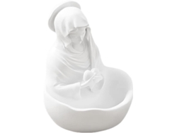 Estatua De La Virgen Mar A Elegante Escultura Para Portar El Rosario Figura Religiosa Bendita Bautizo Navidad Repisa