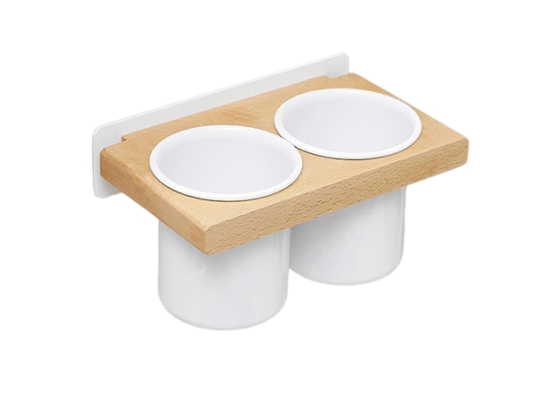 Soporte de pared para secador de pelo, organizador de belleza y herramientas de cuidado GOKOCO