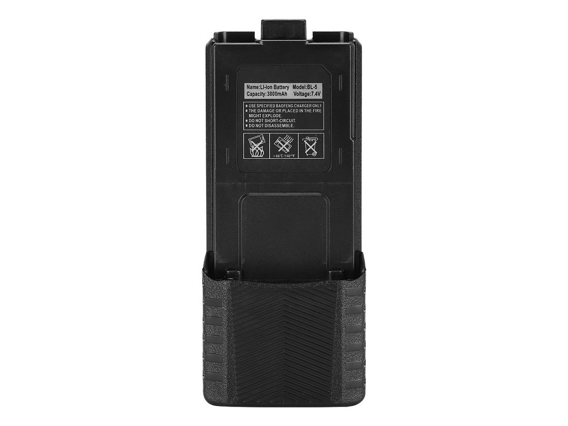 Batería de iones de litio de larga duración con estuche para radio walkie-talkie