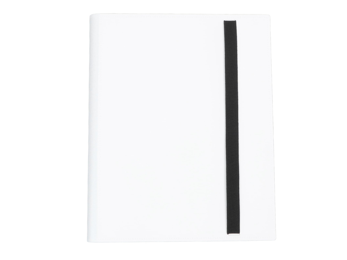 Carpeta Para Cartas Coleccionables Con 9 Bolsillos, Impermeable, Portátil, Para Guardar Cartas De Juego, Blanca.