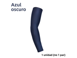 (1 Pieza, Azul Oscuro, Xl) Manga De Brazo Deportiva Universal Con Protección Uv Para Exteriores, Adecuada Para Baloncesto, Fútbol, Etc.