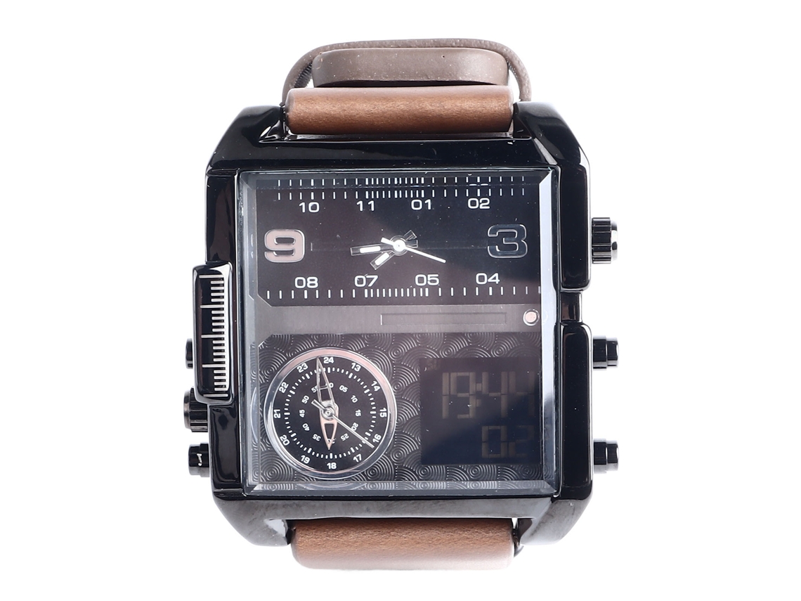 Reloj Deportivo Para Exteriores Con Esfera Cuadrada Resistente Al Agua