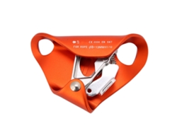 Ascensor Con Sistema Anticaídas, Equipo De Seguridad Para Escalada En Roca Y Montañismo, Color Naranja.