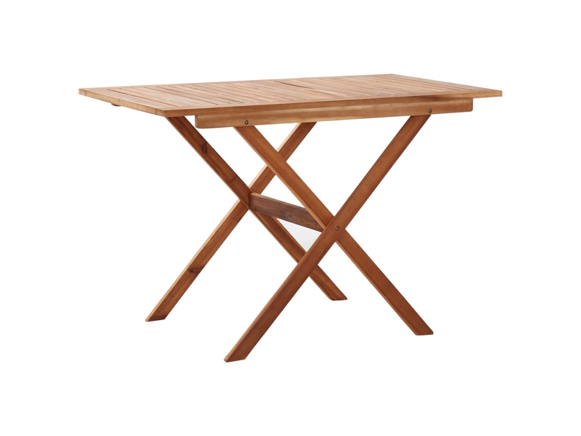 Mesa de jardín LOVELY HOME de madera maciza de acacia (110 x 67 x 74 cm)