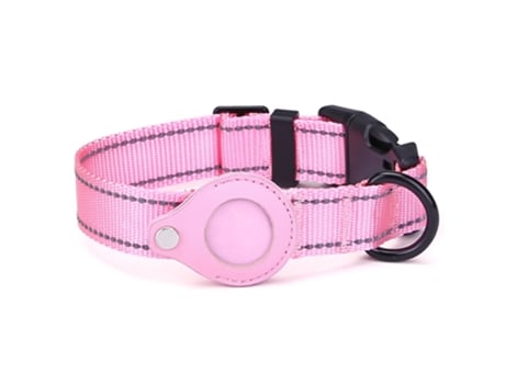 Collar De Perro Reflectante Collar De Perro Acolchado Apple Air Tag Collar De Perro Resistente Con ELKUAIE