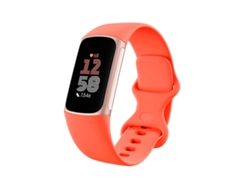 Cuerpo de Aluminio FITBIT Charge 6 Coral Coral y Champagne Gold