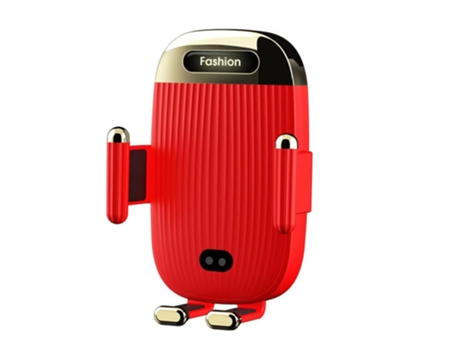 Cargador Auto CHRONUS CZWXC-221118-5FM (Qi - iPhone - 15W - Rojo)