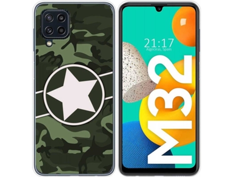 Carcasa Samsung Galaxy M32 TUMUNDOSMARTPHONE Camuflaje 01 Multicolor