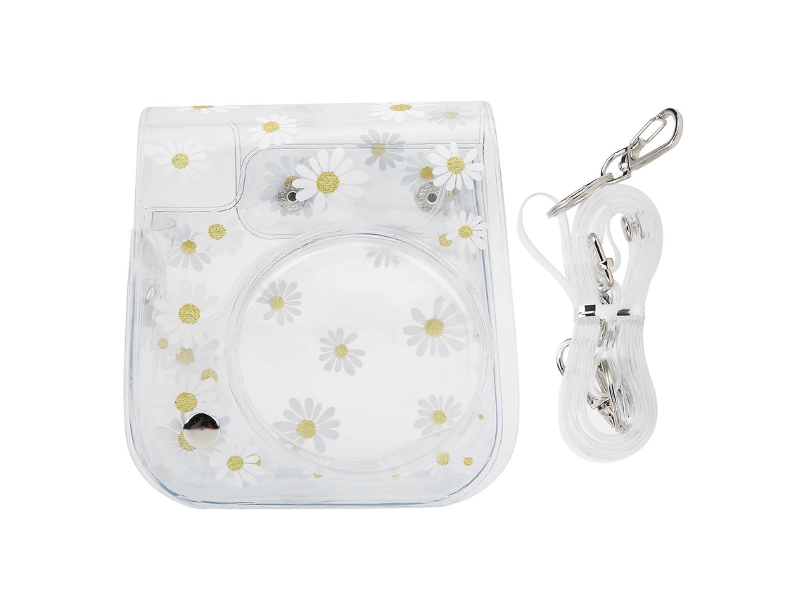 Bolsa pequeña de PVC transparente para cámara con correa para el hombro para Fujifilm Instax Mini 11/9/8 Saisiyiky