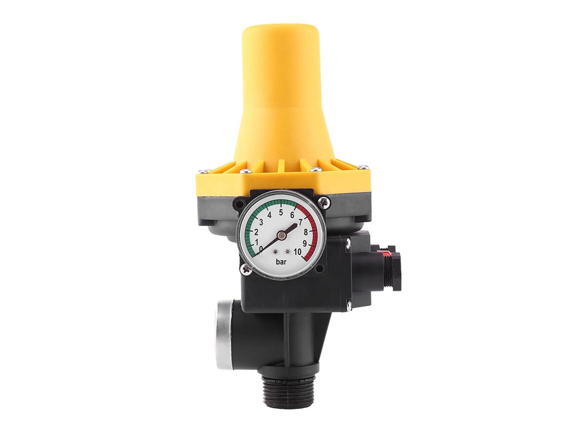 Controlador Automático De Bomba De Agua Con Interruptor Eléctrico Y Manómetro.