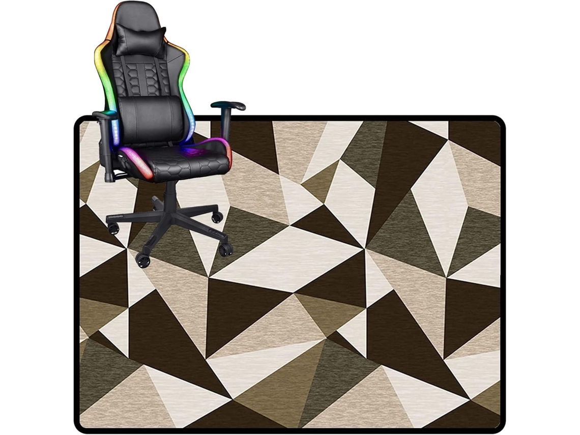 Alfombrilla para silla gaming, protector de suelo antideslizante, para madera, oficina y suelos de ordenador.