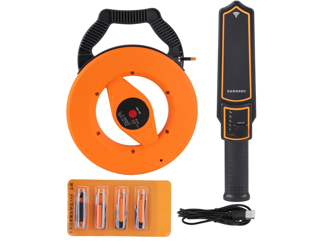Detector de obstrucciones en tuberías de acero y PVC