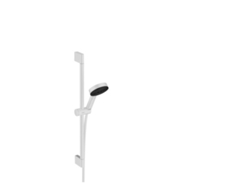 HANSGROHE Pulsify Select S set de ducha 105, 3jet Relaxation, incl. barra de ducha 650mm, 24160, Color: Blanco mate