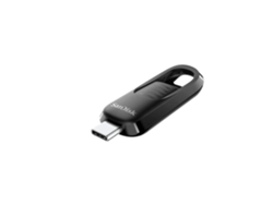 Unidad flash USB 3.0 Sandisk Ultra Slider USB Tipo-C de 128 GB compatible con portátiles, tabletas y teléfonos inteligentes