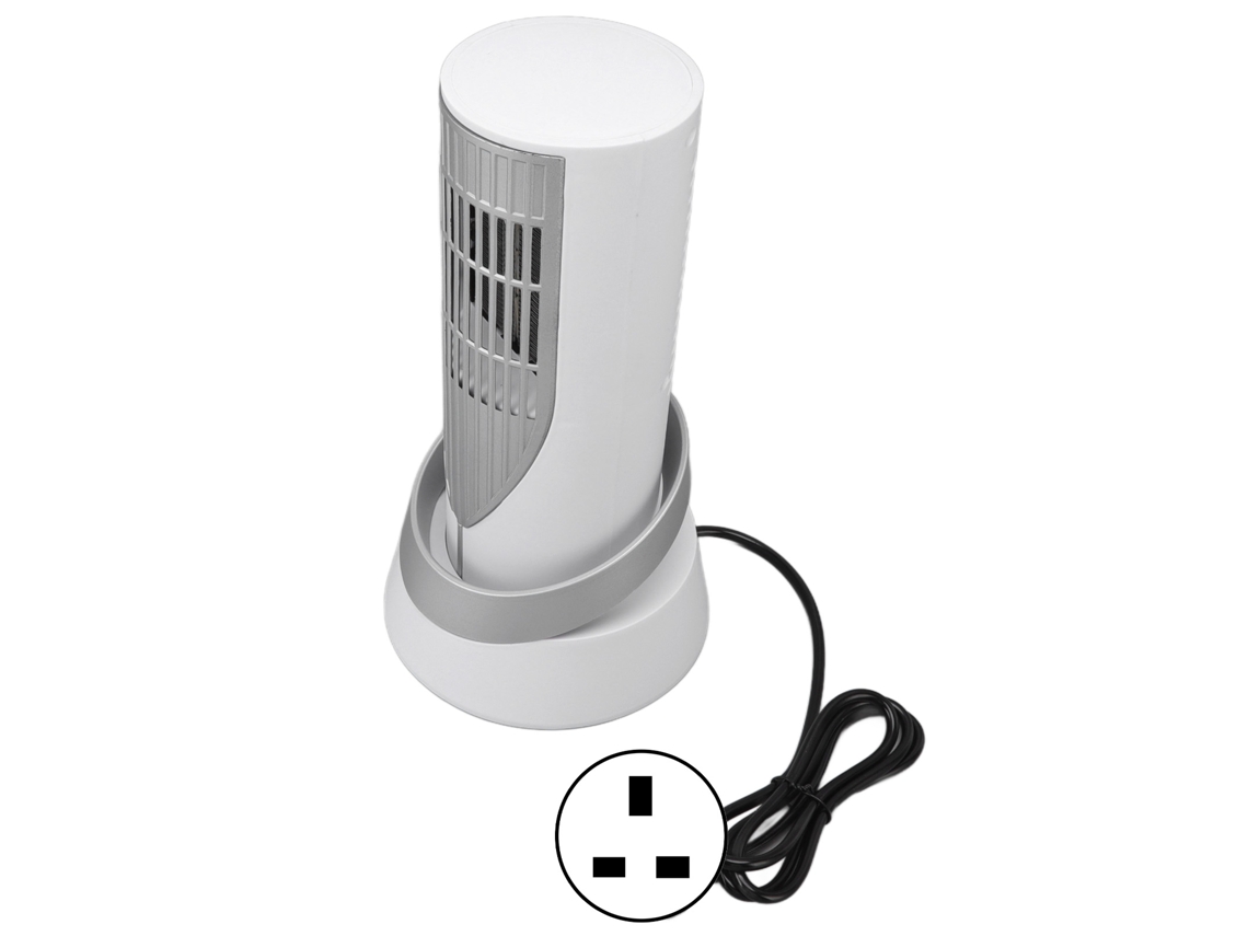 Aquecedor De Ar De Mesa Torre Cerâmico Ptc Aquecimento Rápido Silencioso Regulação De Temperatura 2 Velocidades Para Lar Inverno