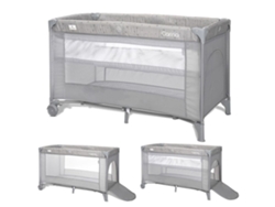 Cuna de viaje Lorelli Grey Star Carina (2 niveles)