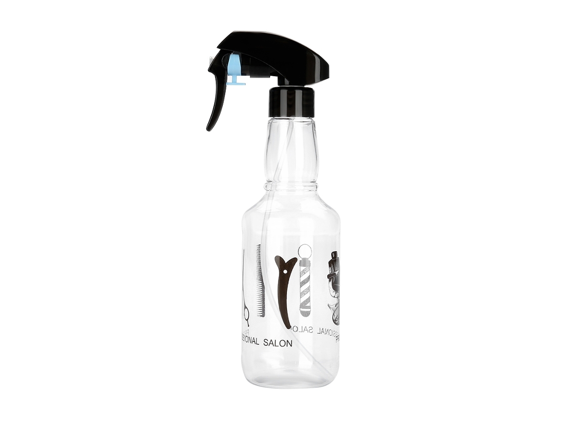 Botella De Pulverización Reutilizable Para Peluquería Barbería Herramienta De Pelo Transparente Vintage