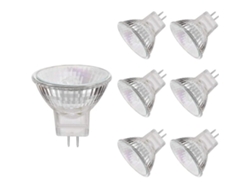 Bombillas Halógenas, 20w 12v Mr11 Gu4, 6 Unidades.