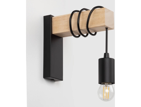 Lámpara de Pared SKLUM Tina (Negro - Acero)