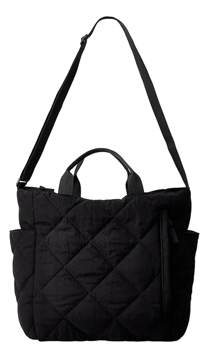 Bolso acolchado para mujer, bolso tote ligero para mujer, vayotoy
