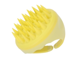 Cepillo De Champú Ergonómico De Silicona Para Masajear Y Exfoliar El Cuero Cabelludo Amarillo Para Hombres Y Mujeres