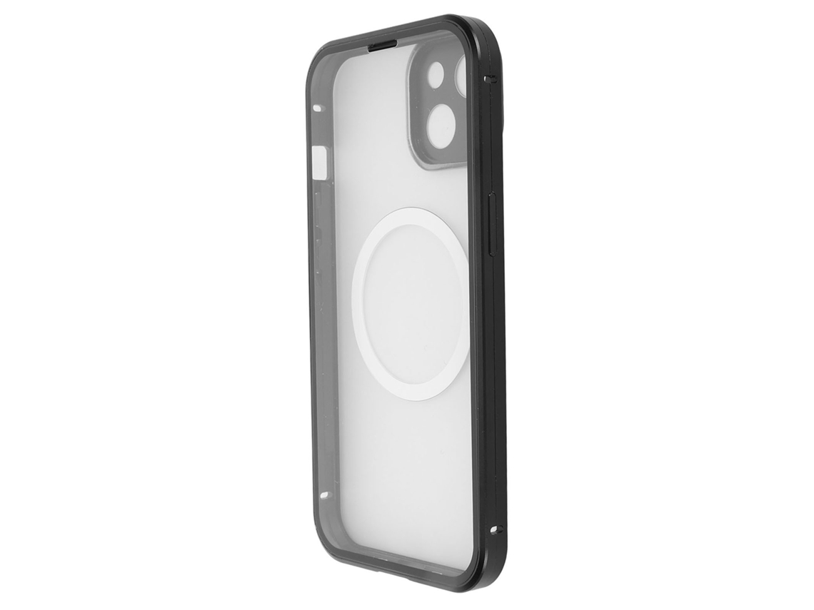 Caso Para Iphone 13 Funda Protectora Magnética Antichoque Con Protector De Lente Azul