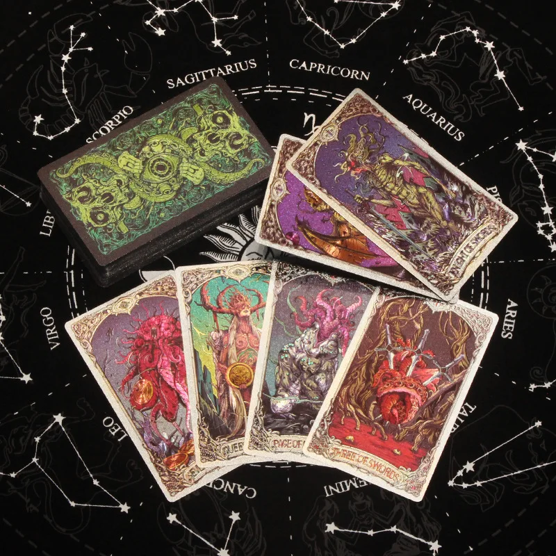 Cartas Del Tarot, Juegos De Cartas, Cartas De Adivinación, Coleccionables, Impermeables Y Resistentes Al Desgaste.