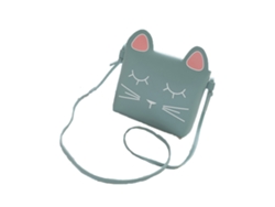 Bolsa Transversal Infantil Tema Gato Com Porta Moedas