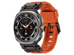 Correa Explorer Metal Head de caucho fluorocarbono para Samsung Galaxy Watch Ultra de 47 mm