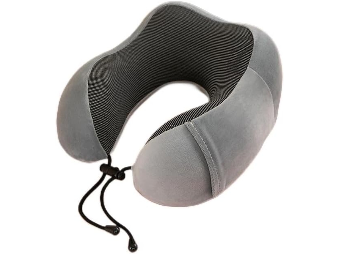 Almohada Cervical De Espuma Viscoelástica En Forma De U, Soporte Ergonómico Y Comodidad De Rebote Lento | Extraíble Y Lavable