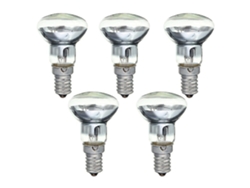 Rebe-bombilla De Reemplazo Para Lámpara De Lava E14 R39 30w Foco De Tornillo Reflector Transparente 220-240v 5 Unidades