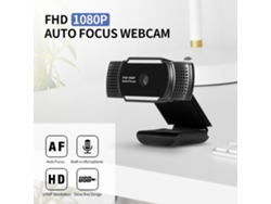Webcam Usb 1080p Con Enfoque Automático, Tapa De Privacidad Y Micrófono Integrado Cámara Web