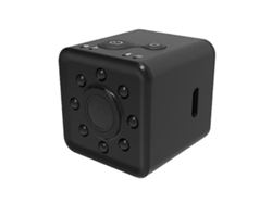 Mini cámara wifi Full HD 1080P, impermeable, con visión nocturna y gran angular de 155 grados, Bestvite (negra)