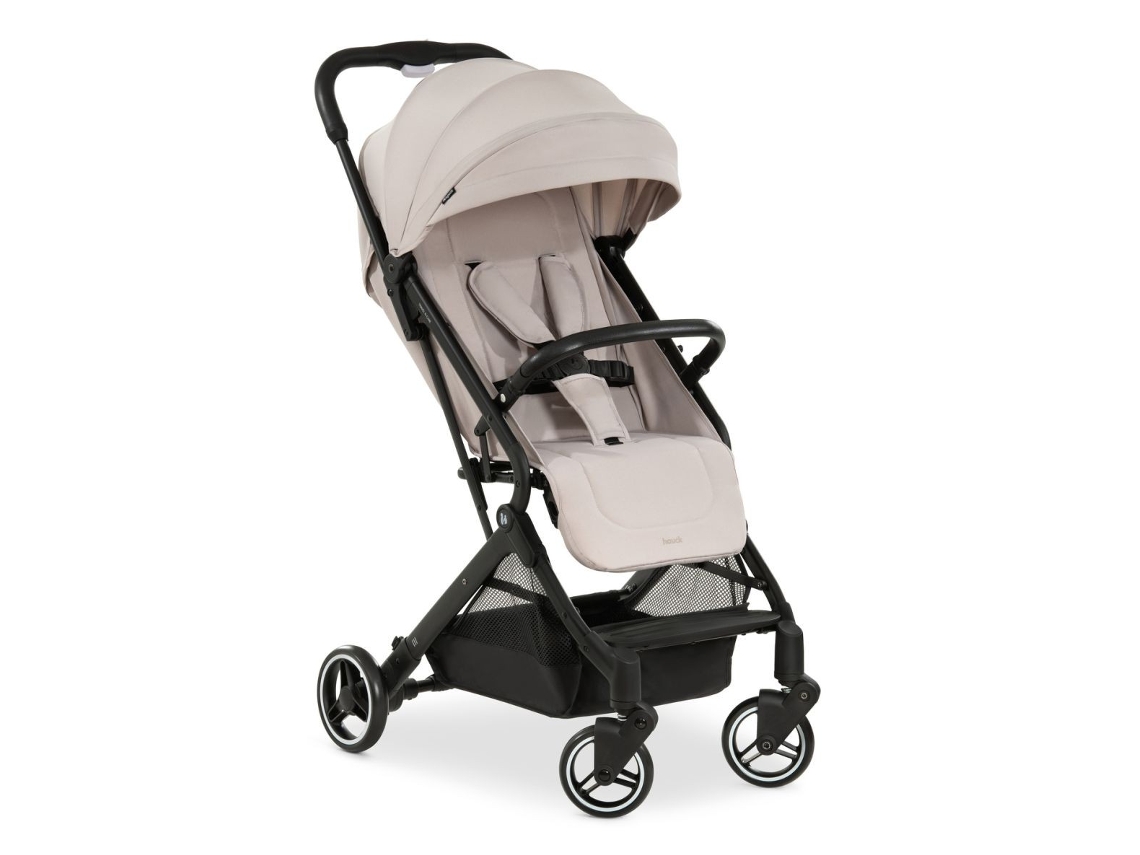Cochecito Compacto - Travel N Care - 4 Ruedas - Plegado Con Una Sola Mano - Beige