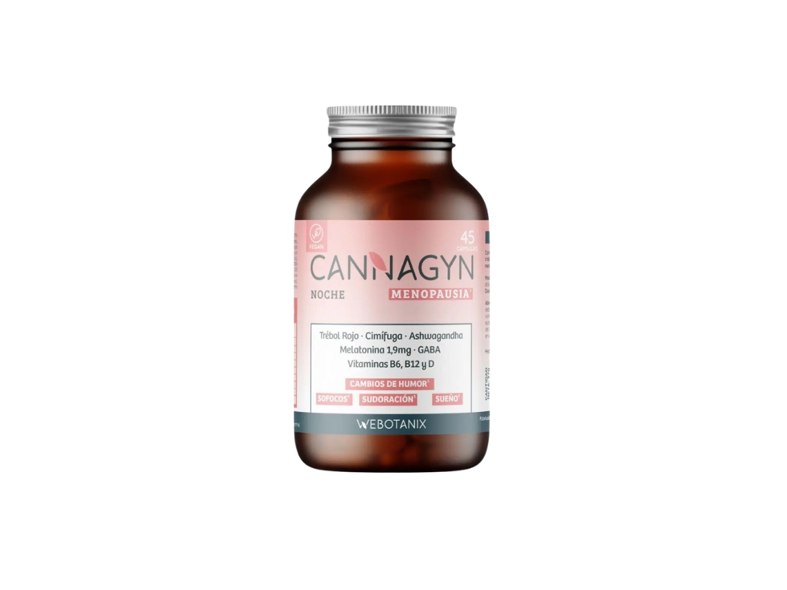 Cannagyn Menopausia Noche 45 Cápsulas Webotanix