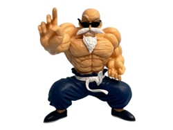 Figura de estatua del Maestro Roshi | Maestro Roshi la Tortuga | 10 cm | Dragon Ball | Sin caja