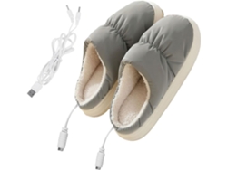 Zapatos Reutilizables De Felpa Suave Con Calefacción Usb Para Invierno, Calentamiento Rápido, Seguros.