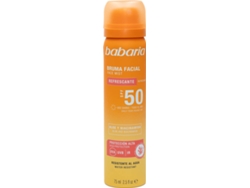 Bruma Facial BABARIA Refrescante FPS 50+ (75 ml)
