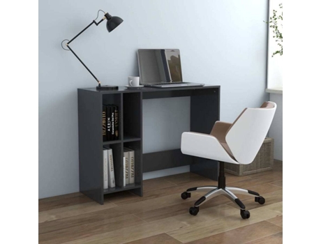 Escritorio VIDAXL Gris Madera contrachapada (102x35x75 cm)