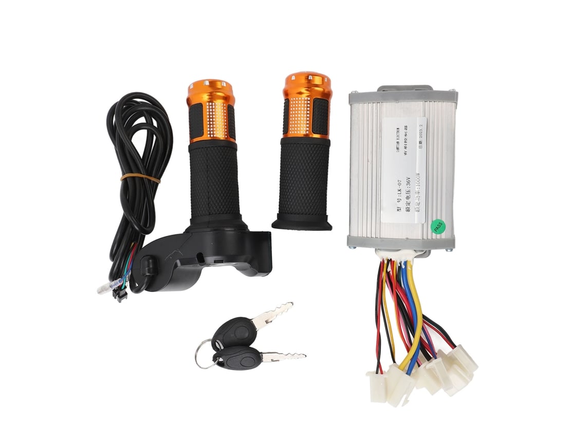 2026-controlador De Motor 36v 1000w Para Bicicleta Eléctrica Con Mango De Acelerador Kit De 2 Llaves Para Triciclo Motocicleta Eléctrica