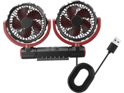 Ventilador De Coche Compacto Con Alimentación Usb Para Asientos De Coche