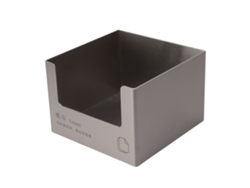 Dispensador De Toallero Cuadrado De Acero Inoxidable Con Amplia Abertura Para Baño/oficina - Plateado