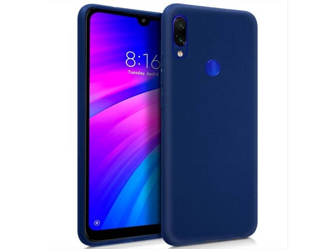 Carcasa Xiaomi Redmi 7 COOL Silicona Azul